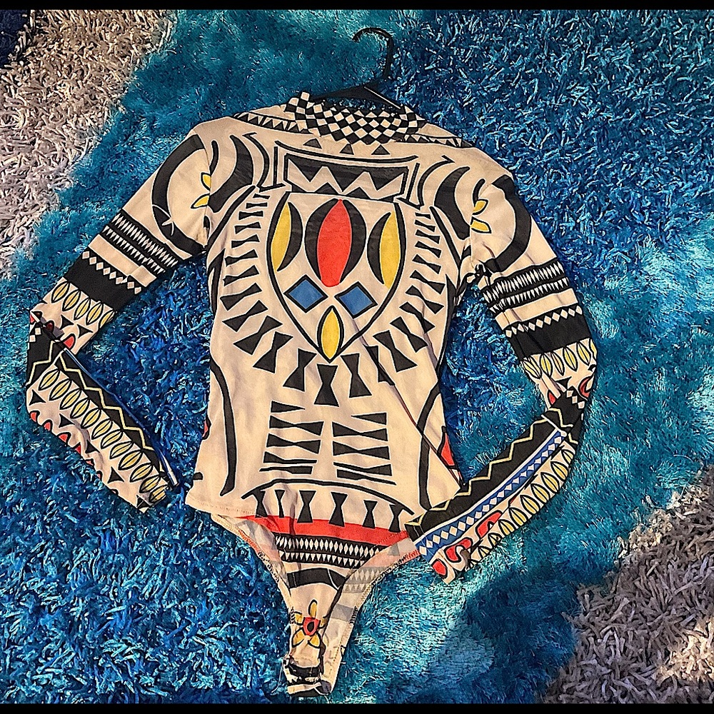 Boho bodysuit sheer